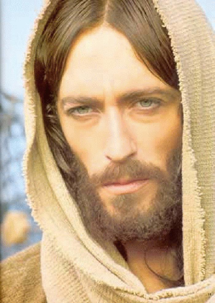 L'attore Robert Powel interprete di Gesù