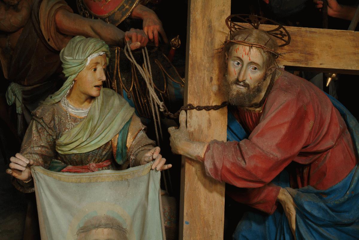 Sacro Monte di Varallo, l'incontro tra Cristo e Veronica