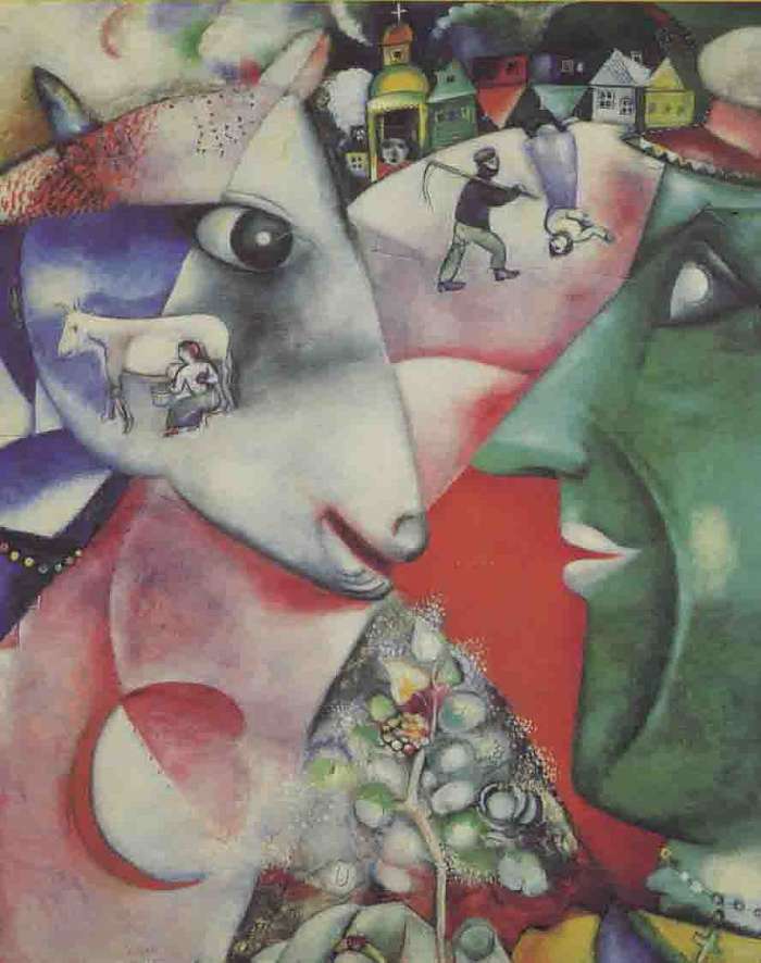 Marc Chagall, Io e il villaggio